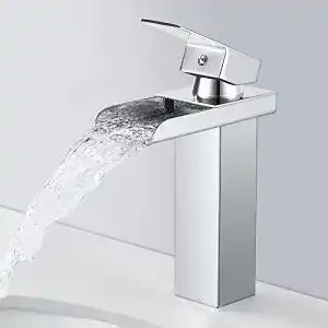 Wasserfall-Wasserhahn SINKTORY Keramikventil, Messing