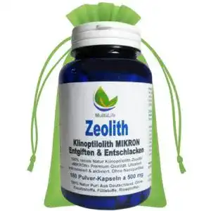 Zeolith-Kapseln MultiLife Zeolith Klinoptilolith MIKRON 180 Kaps.