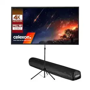 Beamer-Leinwand celexon tragbar, leicht, 177 x 100 cm, 16:9