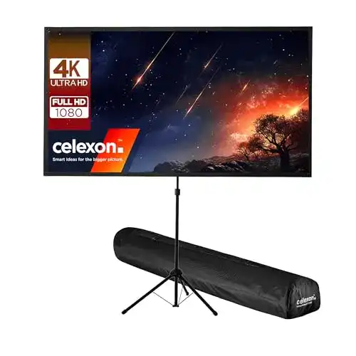 3D-Leinwand celexon tragbare, leicht, mobil, Beamer-Stativ