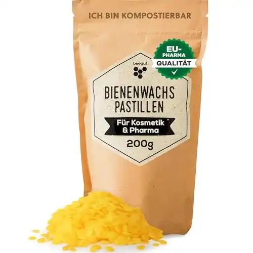 Bienenwachs beegut Pastillen, 200g natürliches