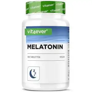 Melatonin-Tabletten Vit4ever Melatonin, 365 Tabletten, vegan
