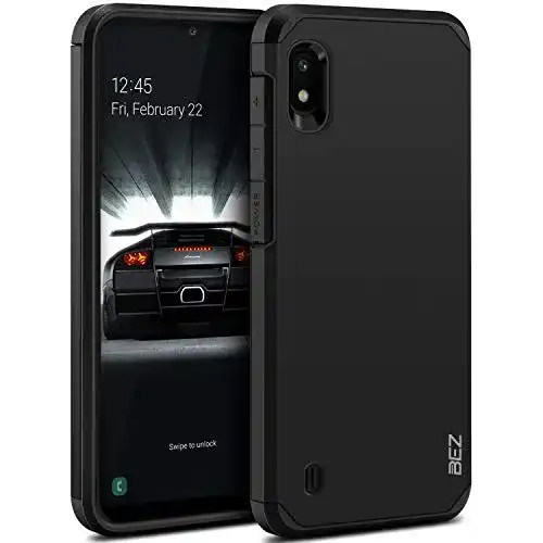 Samsung-Galaxy-A10-Hülle BEZ, Outdoor Dual Layer Armor Case