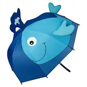 Kinder-Regenschirm VON LILIENFELD Regenschirm Wal, leicht