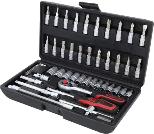 KS-Tools-Ratschenkasten KS Tools 911.0646 1/4″ Steckschlüssel-Satz