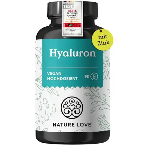 Hyaluronsäure-Kapseln Nature Love ® mit Zink, 90 Stück