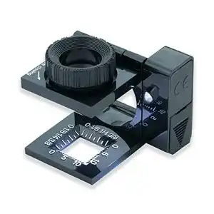 Fadenzähler Carson LinenTest 11,5x LED Lupe und mit Messskala