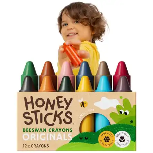 Dicke Buntstifte Honeysticks Pure Bienenwachs Buntstifte