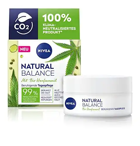 Vegane Gesichtscreme NIVEA Natural Balance Bio Hanfsamenöl