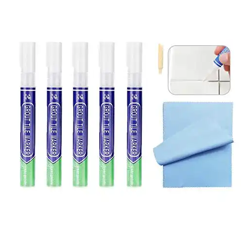 Fugenstift Raye 5 Stück Weiß, Fugenmörtel Fliesen Stift