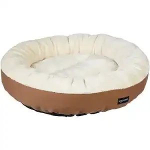 Hundebett-Donut Amazon Basics Rundes Haustierbett