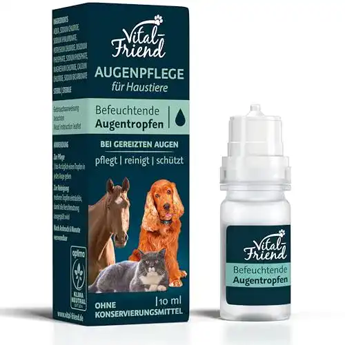 Augenpflege Hund Vital-Friend befeuchtende Augentropfen 10 ml