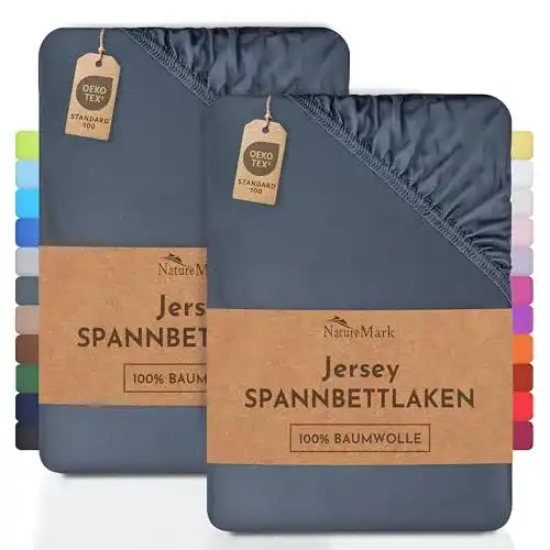 Spannbettlaken NatureMark 2er Pack Jersey