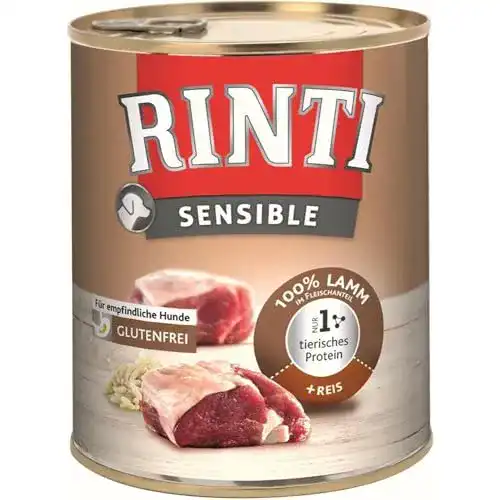 Rinti-Nassfutter Rinti Hundefutter Sensible Huhn & Reis, 12er Pack