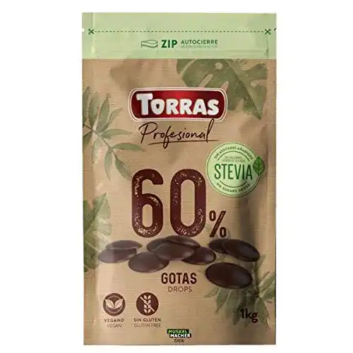 Stevia-Schokolade Torras Stevia Schoko Drops, Bigpack 1.000g