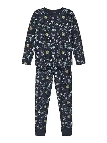 Pyjama Kinder NAME IT Jungen NKMNIGHTSET Dark Sapphire