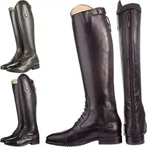 Reitstiefel HKM 9217 Valencia, Leder, Unisex Normal/Extra Weit