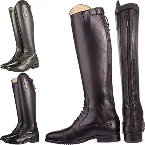 Reitstiefel HKM 9217 Valencia, Leder, Unisex Normal/Extra Weit