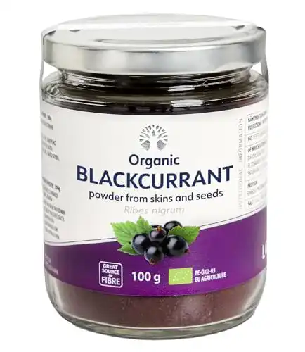 Fruchtpulver LOOV Schwarze Bio Johannisbeeren Pulver, 100 g