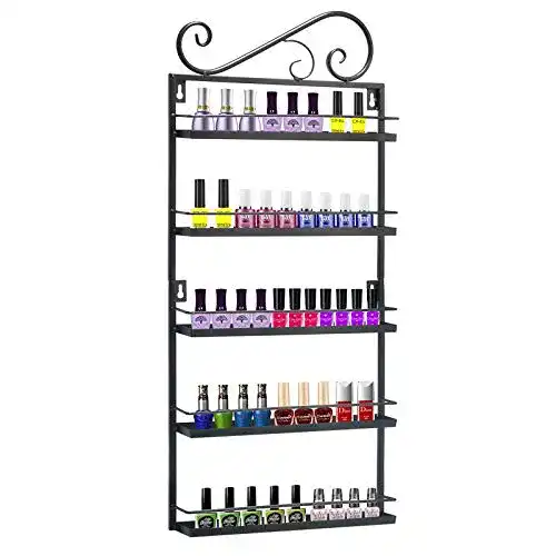 Nagellack-Regal Meisax 5-reihig Nagellack Regal Metall
