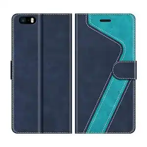 iPhone-SE-Hülle MOBESV Hülle Leder, iPhone SE Klapphülle