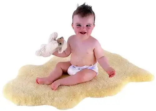 Lammfell-Baby KAISER Naturfelle 68110, Babyfell ca. 80/90 cm