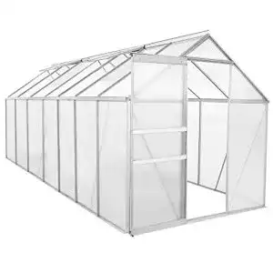 Gewächshaus Zelsius Aluminium für den Garten | 430 x 190 cm