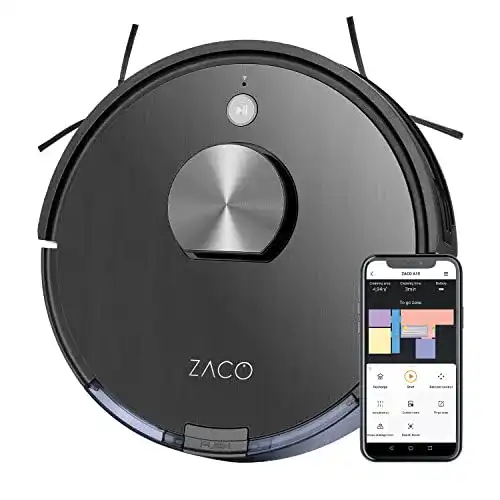 ZACO-Saugroboter ZACO A10, 360° Laser-Navigation, Timer