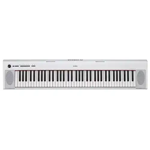 Yamaha-Keyboard YAMAHA Keyboard Piaggero NP-32WH, weiß