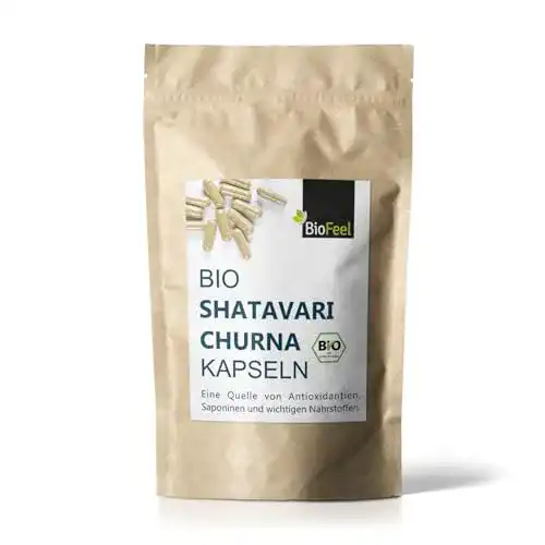 Shatavari BioFeel, BIO Kapseln, 120 Stk, 500mg, Indischer Spargel