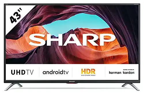 Sharp-Fernseher SHARP 43BL6EA Android TV 4K Ultra HD LED