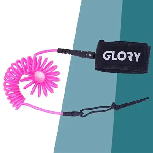 SUP-Leash Glory Boards, SUP Safety Leash (Pink)