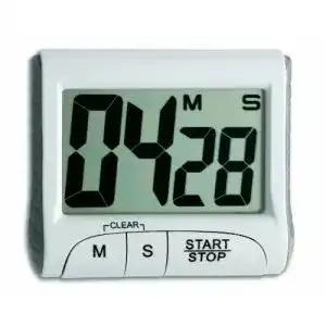 Kurzzeitwecker TFA Dostmann Digitaler Timer, 38.2021, Stoppuhr