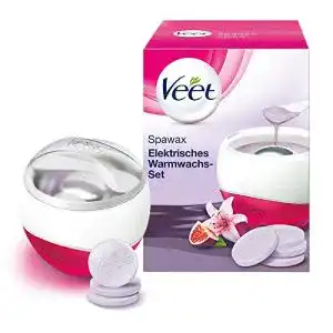 Warmwachs Veet Spawax elektrisches Set – 1x -Gerät, 6x Wachs