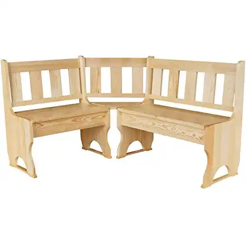 Garteneckbank (Holz) koma Eckbank Kiefer MASSIVHOLZ NEU