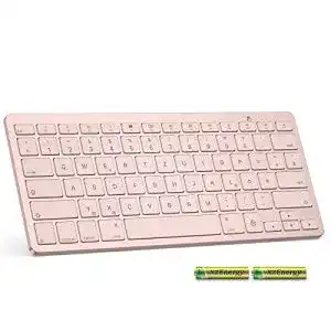 iPad-mini-Tastatur Emetok Deutsche Bluetooth Tastatur für iPad