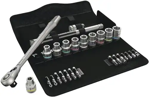 Steckschlüsselsatz 1/2 Zoll Wera 05004078001 8100 SC 8 Zyklop