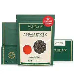 Assam-Tee VAHDAM, 2019 Ernte, mit Goldenen Spitzen, 200g