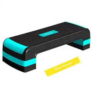 Steppbrett SONGMICS für Aerobic 78 x 31 cm, Widerstandsband
