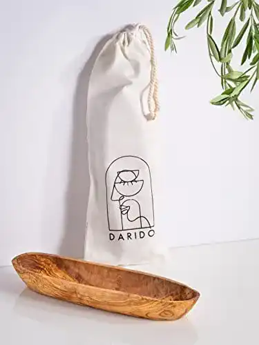 Holzschale Darido Obstschale aus natürlichem Olivenholz