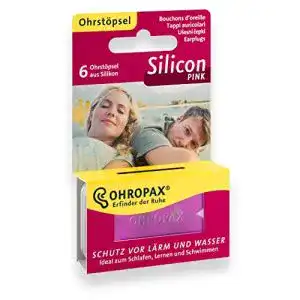 Ohrstöpsel Schwimmen OHROPAX Silicon PINK Ohrstöpsel 1×6