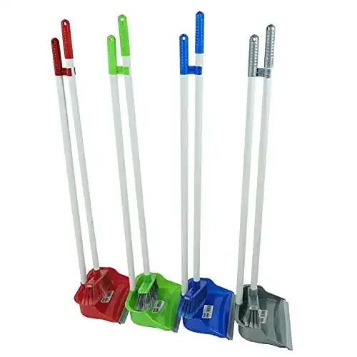 Kehrschaufel mit Stiel HAC24 2tlg. Schaufel mit Gummilippe