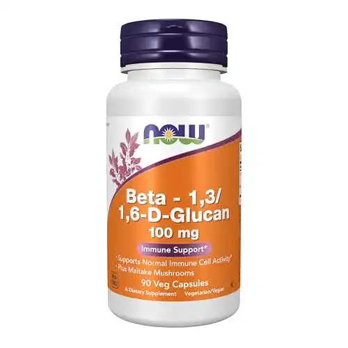 Beta-Glucan Now Foods Beta 1,3/1,6-D-Glucan 100mg (90 Kapseln)