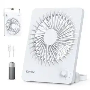 Akku-Ventilator EasyAcc Batterie Mini-Ventilator, USB