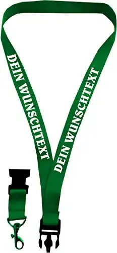 Schlüsselband Geschenkartikel 20 mm mit eigenem Schriftzug