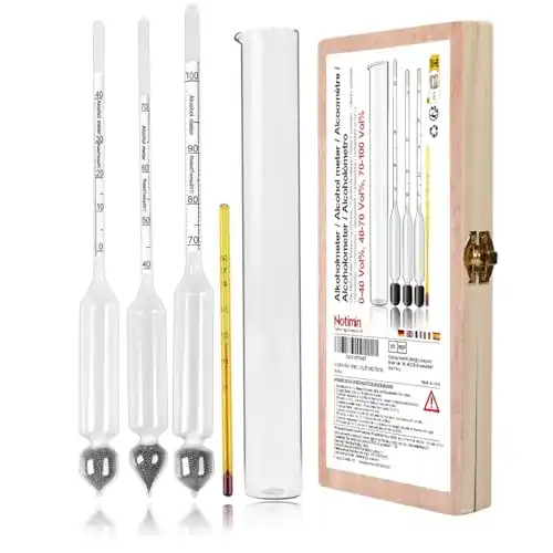 Alkoholmeter Notimin 3 pcs 0-40 Vol%, 40-70 Vol%, 70-100 Vol%