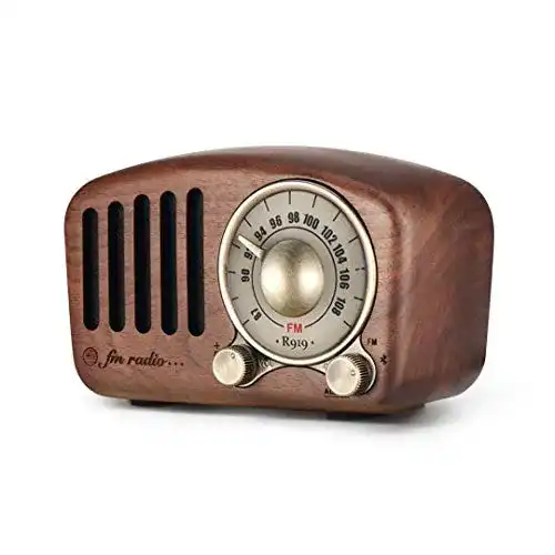 Retro-Bluetooth-Lautsprecher Aooeou Retro Radio mit Bluetooth