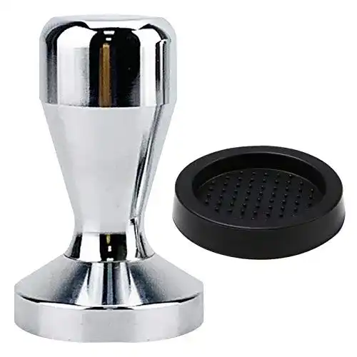 Tamper 51mm BEYAOBN aus Edelstahl mit Silikonmatte