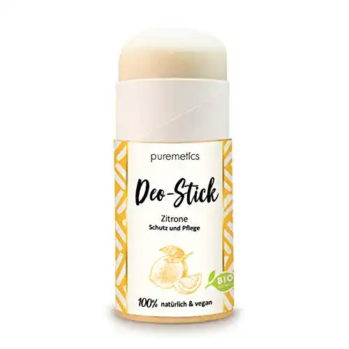 Naturkosmetik-Deo Puremetics Zero Waste Deo-Stick „Zitrone“ Bio