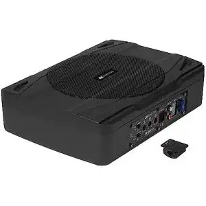 ESX-Subwoofer ESX Q201A, Aktiver 20 cm Untersitz Subwoofer